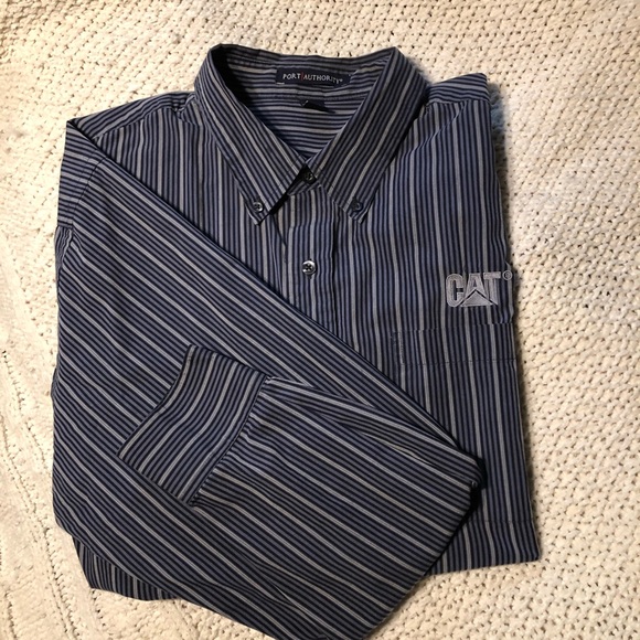 caterpillar dress shirts Men's Ripstop Work Shirt
